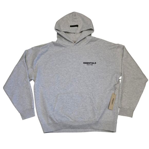 Fear of God Essentials Hoodie Light Oatmeal Men's Size XL NEW Hooded Pullover - Picture 1 of 8